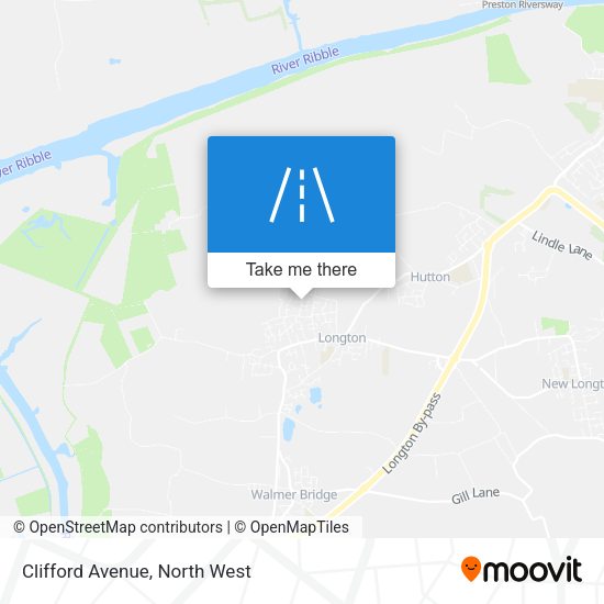 Clifford Avenue map