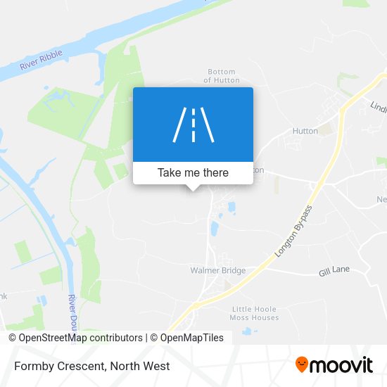 Formby Crescent map