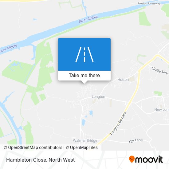 Hambleton Close map