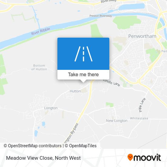 Meadow View Close map