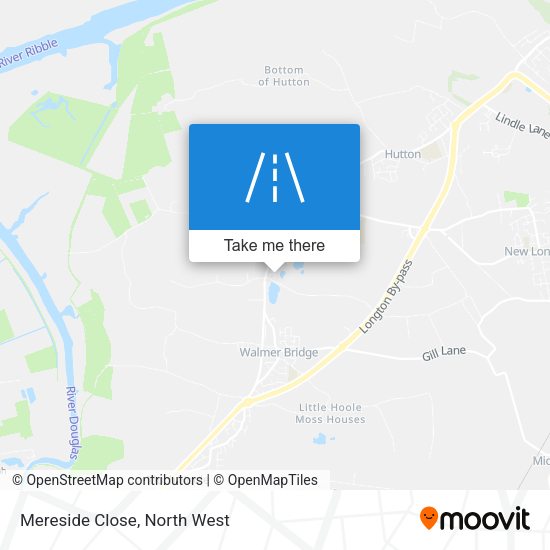 Mereside Close map