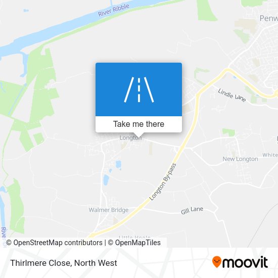 Thirlmere Close map
