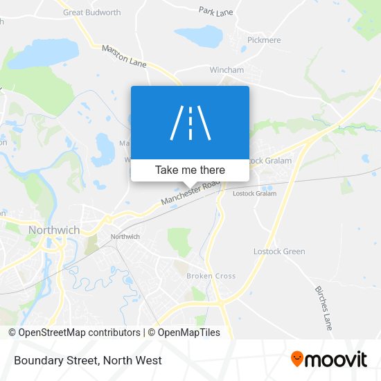 Boundary Street map