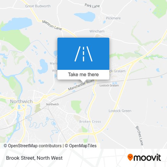 Brook Street map