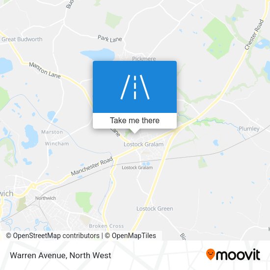 Warren Avenue map