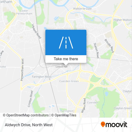 Aldwych Drive map