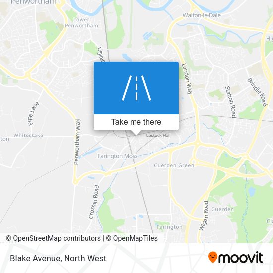 Blake Avenue map