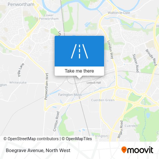 Boegrave Avenue map