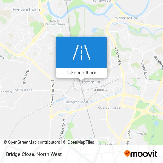 Bridge Close map