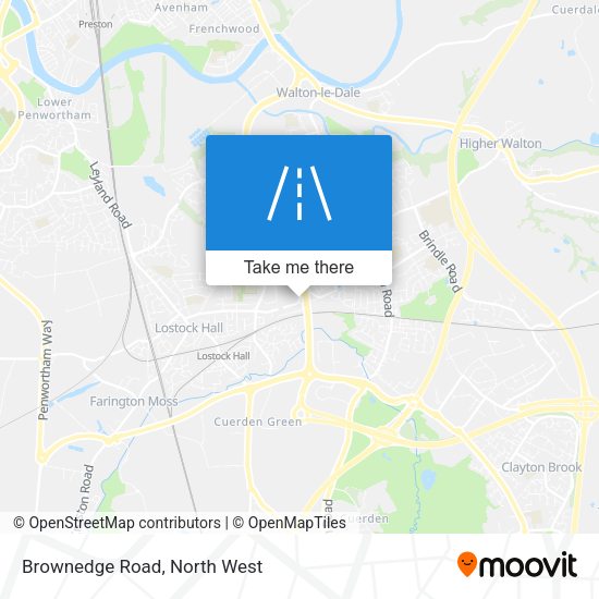 Brownedge Road map