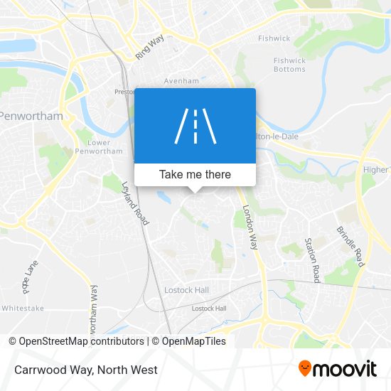 Carrwood Way map