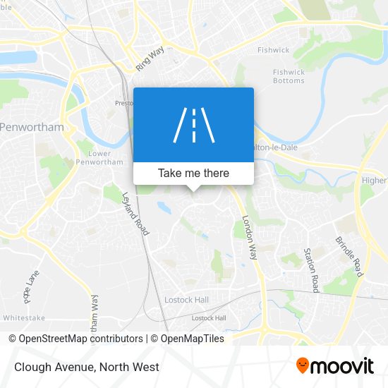 Clough Avenue map