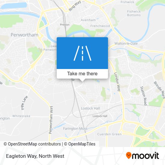 Eagleton Way map
