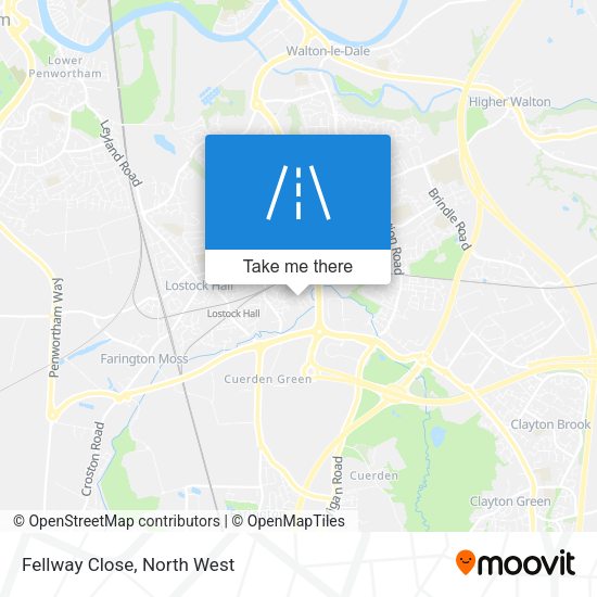 Fellway Close map