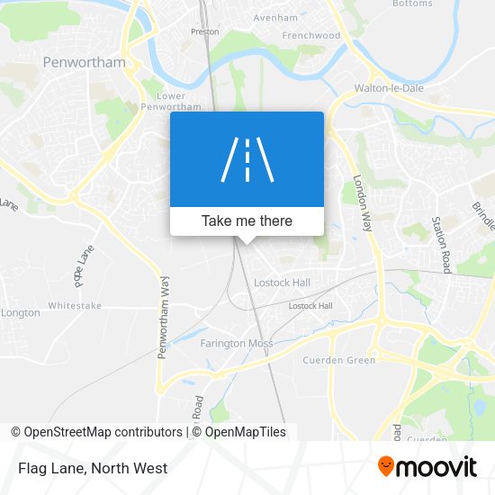 Flag Lane map