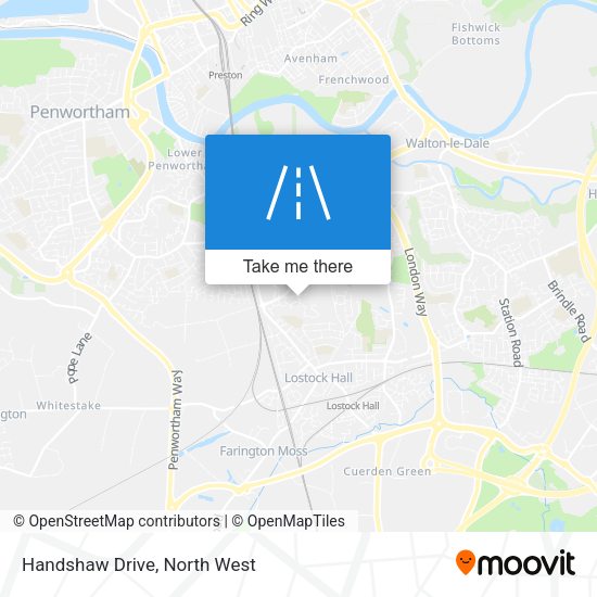 Handshaw Drive map