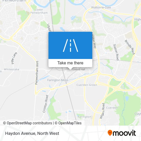 Haydon Avenue map