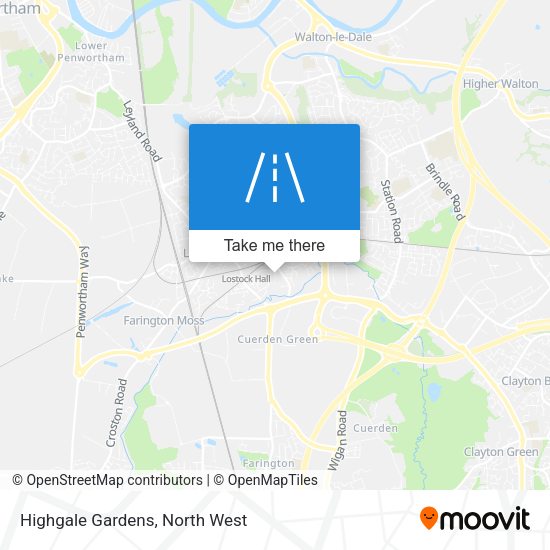 Highgale Gardens map