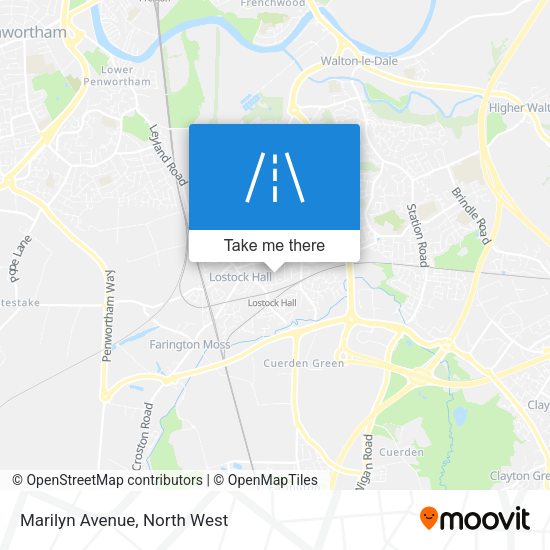 Marilyn Avenue map