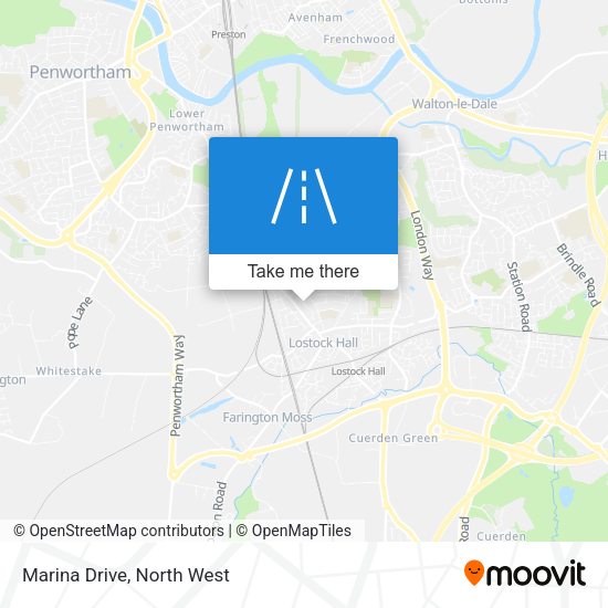 Marina Drive map