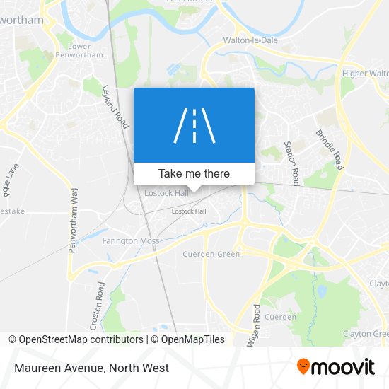 Maureen Avenue map