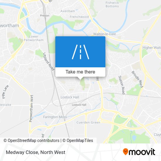 Medway Close map