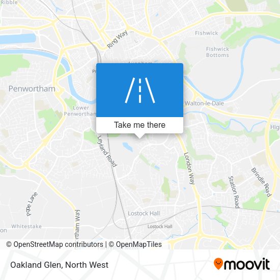 Oakland Glen map