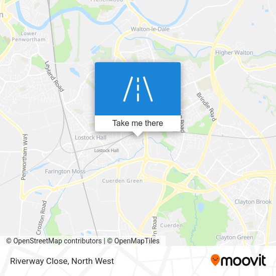 Riverway Close map