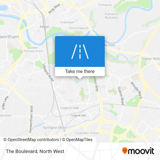The Boulevard map