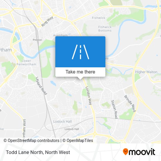 Todd Lane North map