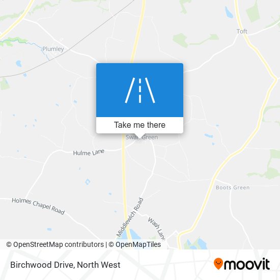 Birchwood Drive map