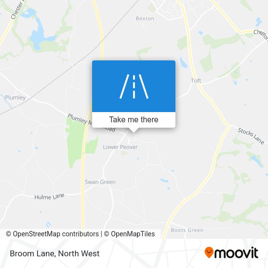 Broom Lane map