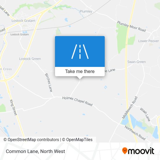 Common Lane map