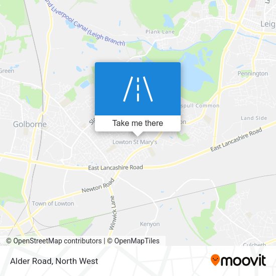 Alder Road map