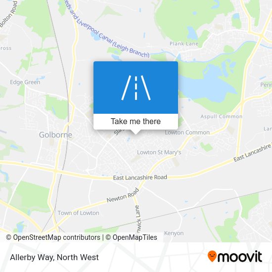 Allerby Way map