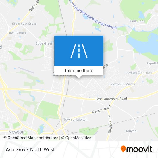 Ash Grove map