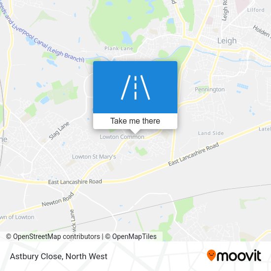 Astbury Close map