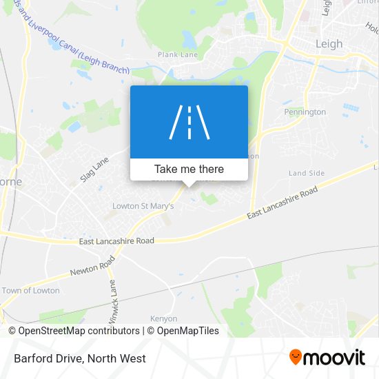 Barford Drive map