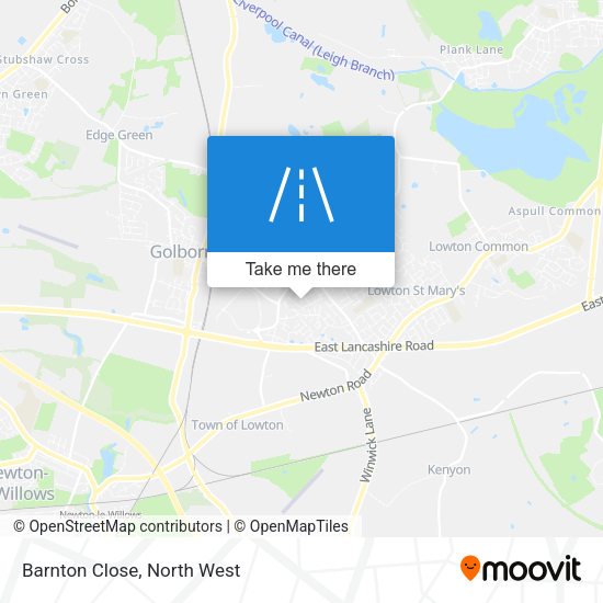 Barnton Close map
