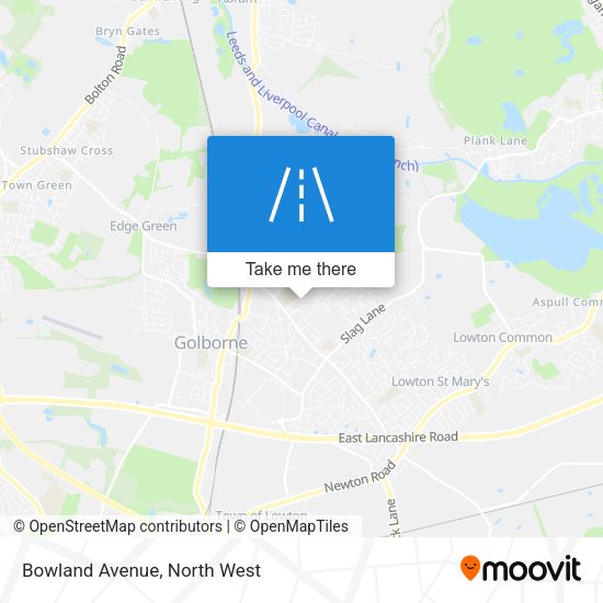 Bowland Avenue map