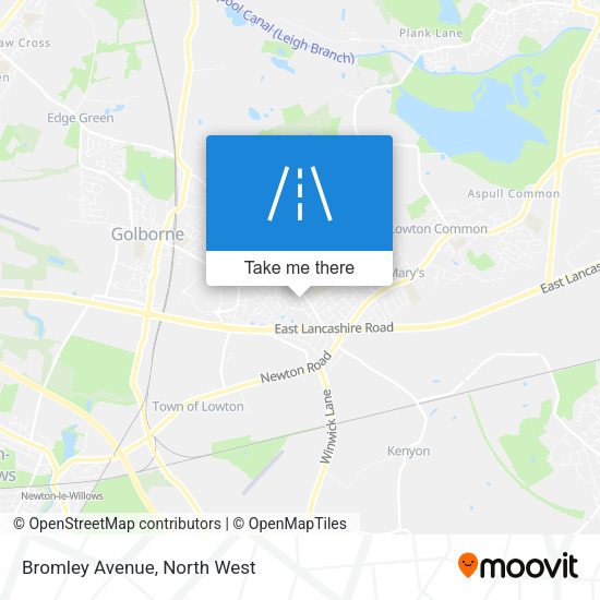 Bromley Avenue map