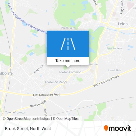 Brook Street map