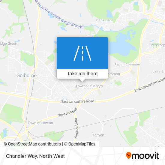 Chandler Way map