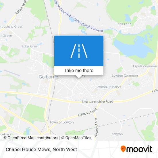 Chapel House Mews map
