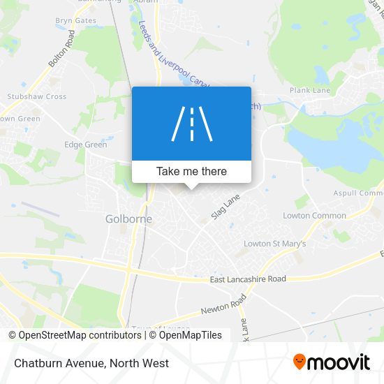 Chatburn Avenue map