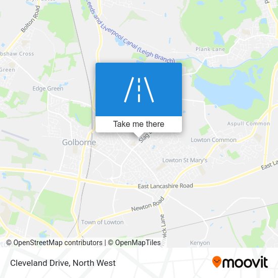 Cleveland Drive map