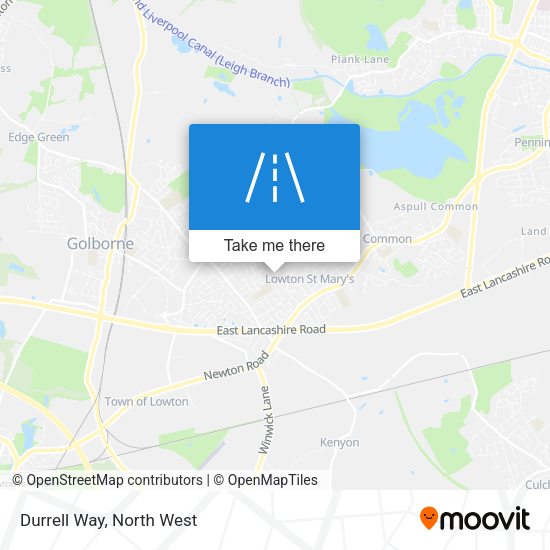 Durrell Way map