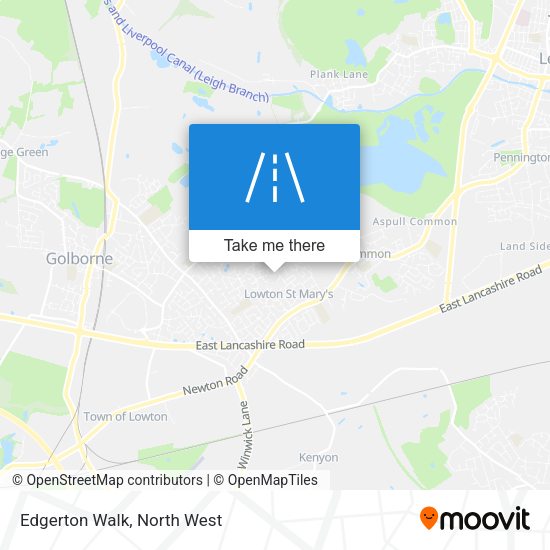 Edgerton Walk map