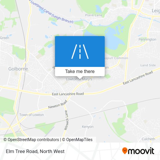 Elm Tree Road map