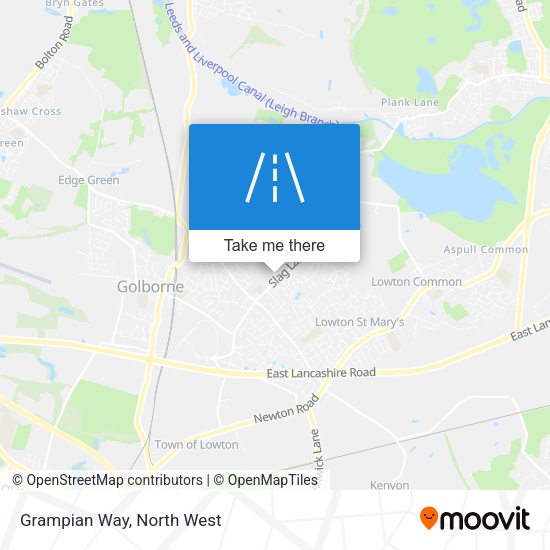 Grampian Way map